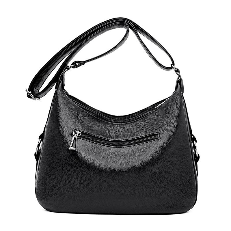 Emgrand Kangaroo Bag Middle-aged Mother Bag Crossbody Shoulder Bag Women's Soft Leather Bag 2025 New Large-capacity Gift for Mother-in-law