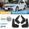 Mudguard Car Accessories for Toyota Camry Sport Regular Version 2018- Mud Flaps for Fender 4PCS Black ABS Splash Guards  Set