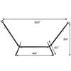 JOJOBA Outdoor Double Hammock with Stand Set