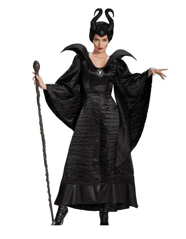 Women Halloween Long Dress Cosplay Party Costume Vintage Evening Maxi Dresses For Festival
