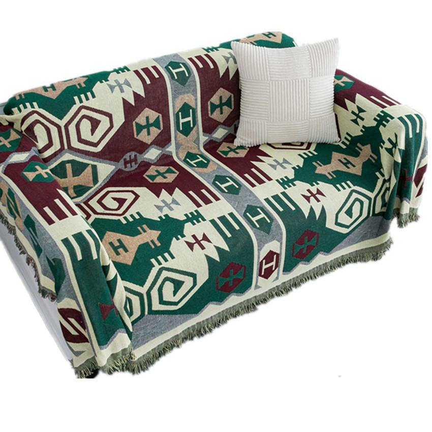 Ретро диван-полотенце Роскошное домашнее покрывало Одеяло Пылезащитный чехол Журнальный столик Скатерть Одеяло для кемпинга