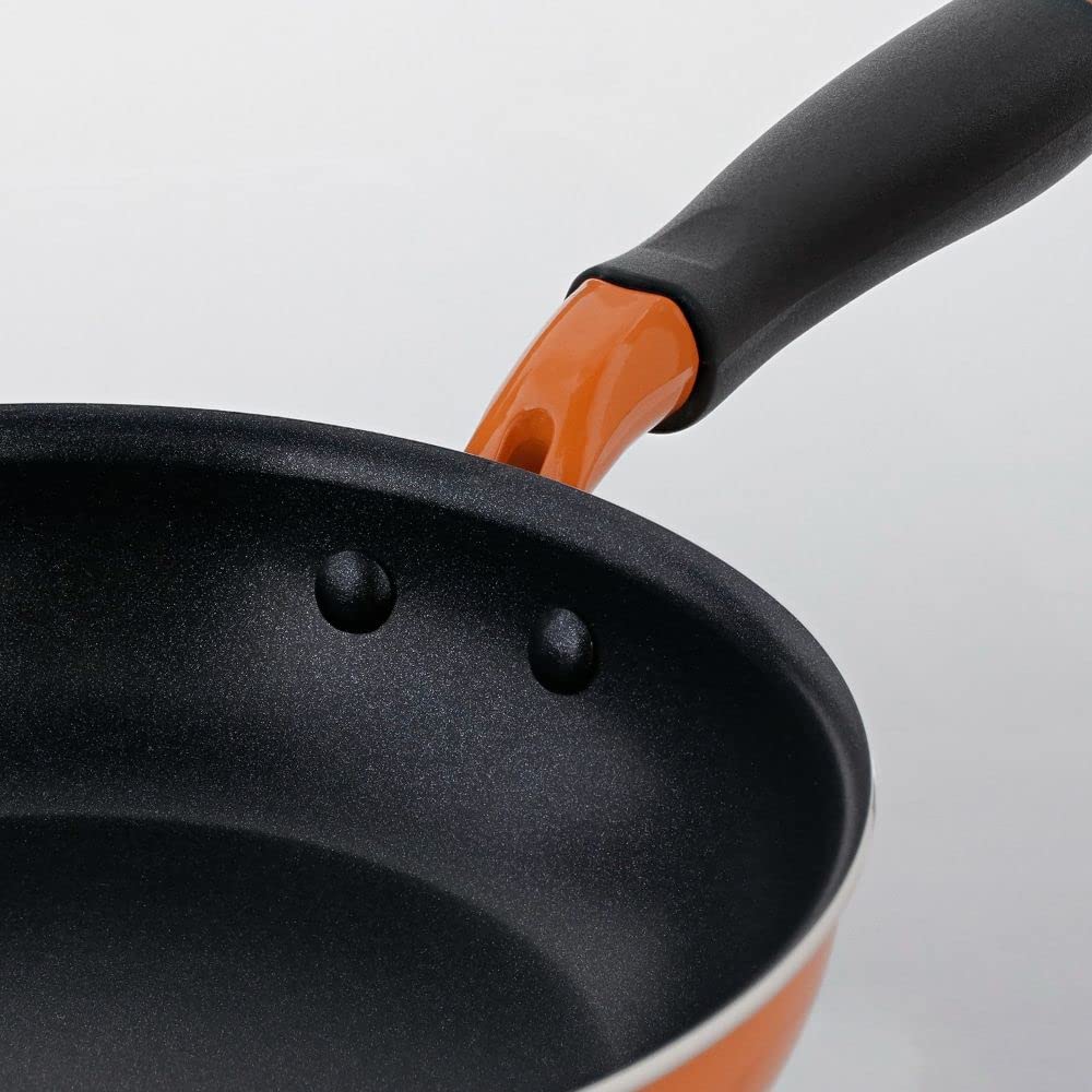 Bestco Frying Pan, 20cm, Gas Stove, Orange, 3 Million Cracks Abrasion Resistant, ND-5781