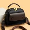 Ladies Casual Shoulder Bags New Double Zipper Style Ladies Bags Fashion Handbags Solid Color Leather Brand Designer Women's Bags