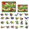 24days Christmas Countdown Advent Calendar Insect Building Blocks For Kids Xmas Toys Gifts