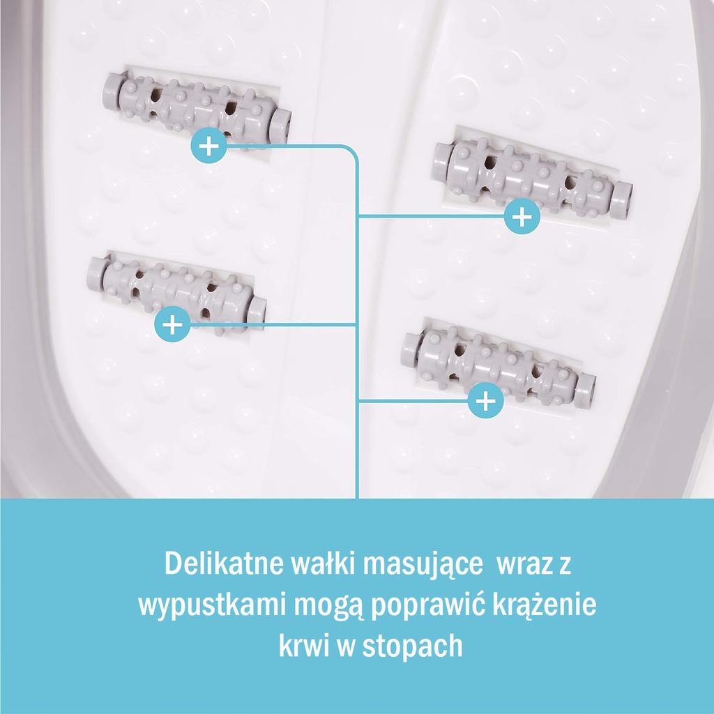 Miska Brodzik Do Pedicure Stóp Roller Składana