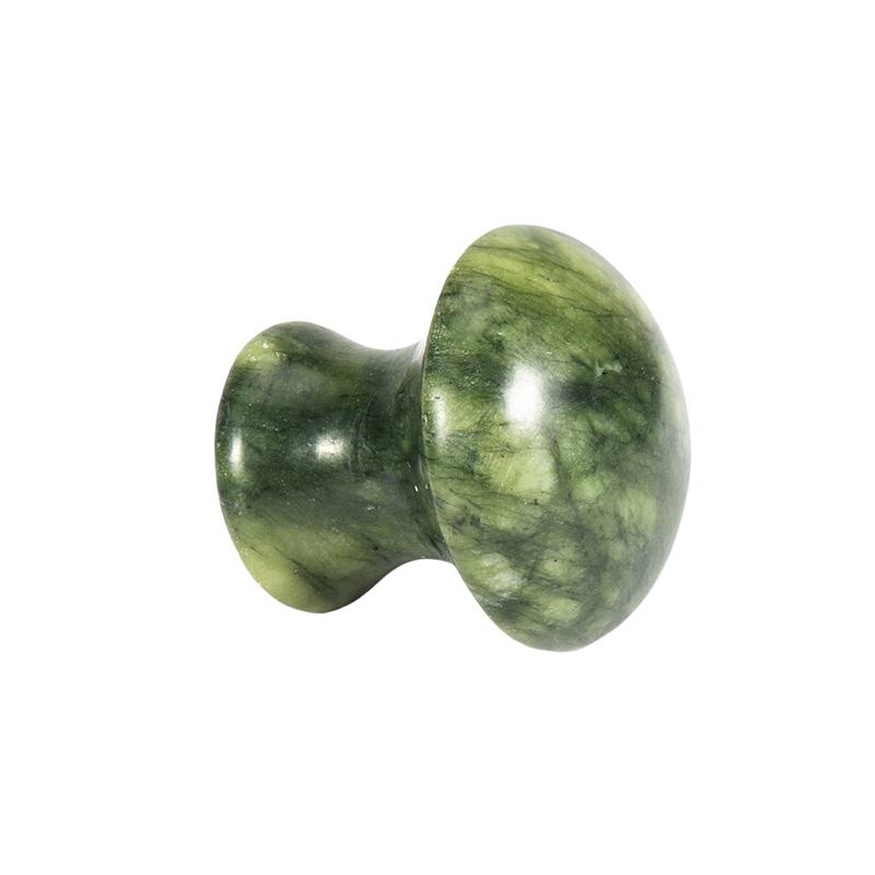 1 шт., натуральный нефритовый грибовидный массажер для лица и спины, массажер для тела, уход за кожей лица, инструмент для женщин, расслабляющий ролик для лица