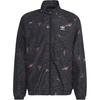 Originals Trefoil Logo All Over Print Zip Jacket Men Jacket Black HK7359
