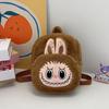 Рюкзак Labubu с рисунком из мультфильма, сумки для детей, школьные сумки Kawaii Labubu, школьная сумка Zimomo для девочек и мальчиков, сумка для хранения на открытом воздухе, подарок