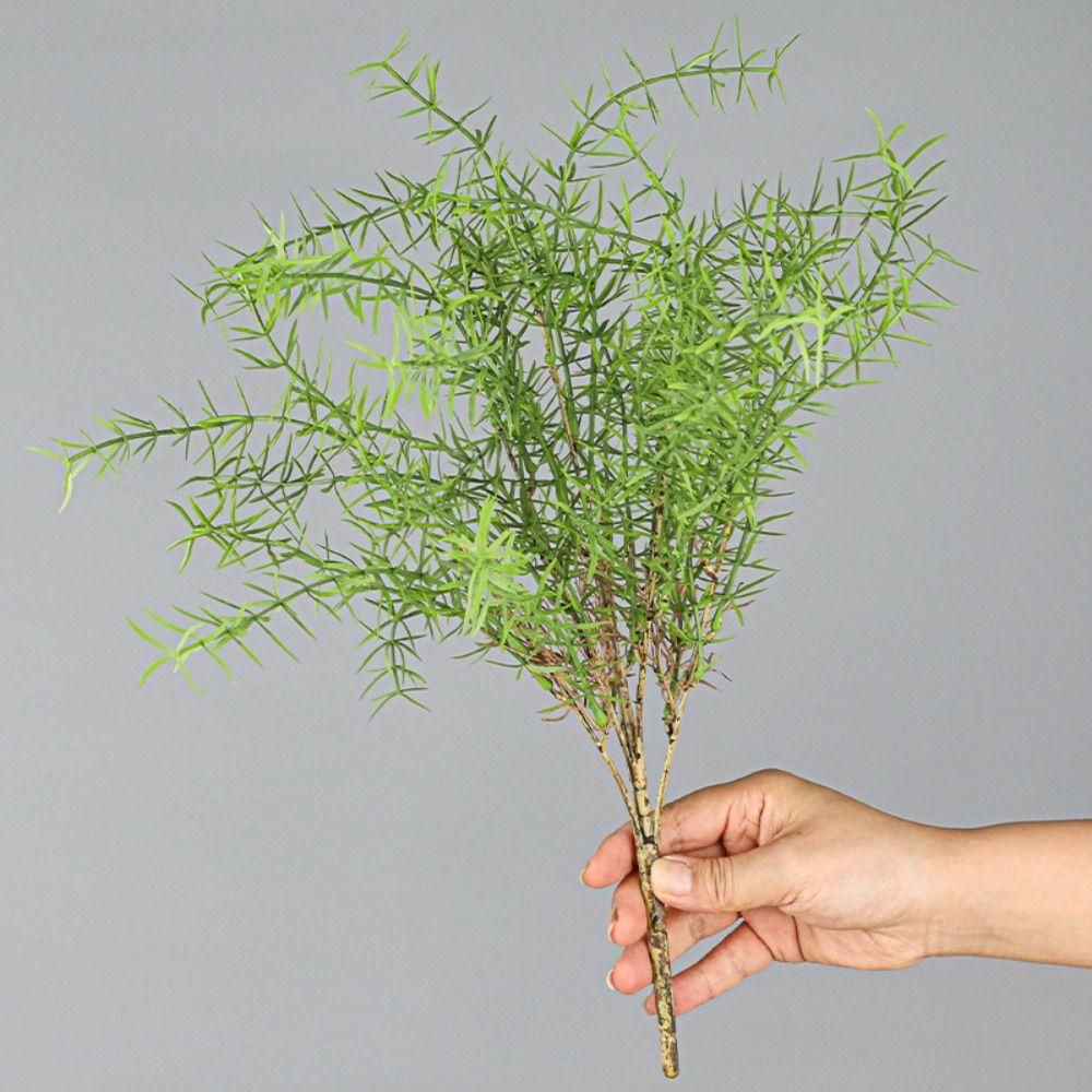 Реалистичные Искусственные Ветки Спаржи Ручной Работы Искусственные Растения Декор для Дома Гостиной
