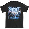 Мужская футболка Slipknot 20-летие Рваная и потертая (Назад Печать) Приталенная футболка Унисекс футболка