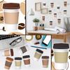 Junkin 60 шт. Мини-вырезки для классной доски Кофейная чашка Фламинго Пчела Вырезки для классной вечеринки Украшения для поделок своими руками Школьный офисный стенд