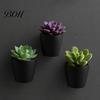 Space-saving Wall Decor 3D Printed Planter, Hanging Indoor Flower Pot for Green Plant Display Succulents, Minimalist Black Holder Home Office Creative