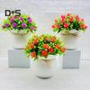 Искусственные горшечные растения 31 головка цветка для дома, офиса, гостиной, спальни, свадьбы, искусственный цветочный бонсай, украшение для дома и улицы