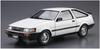 Aoshima Bunka Kyozai Серия Модель автомобиля Toyota AE85 Corolla Levin 1500SR 1985 Пластиковая модель 1/24 №85