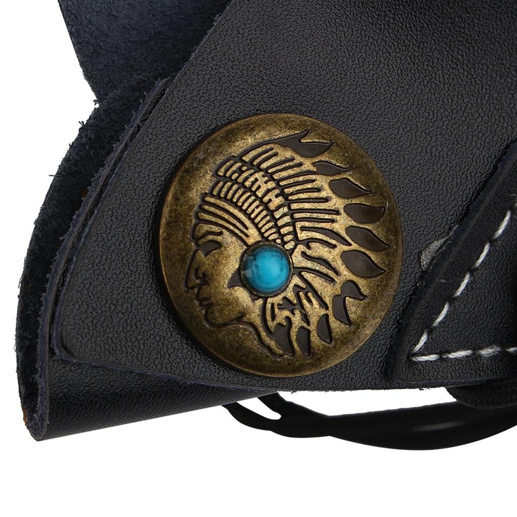 Artificial Leather Arm Protector Archery Armband Guard Protection Straps Black