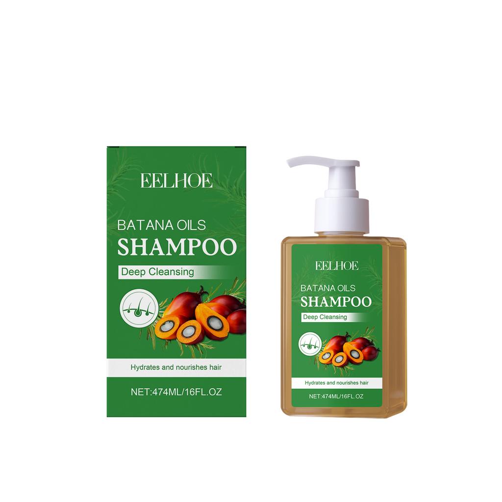 EELHOE Batana Hair Strand Shampoo Daily Gentle and Cleansing Smooth and Shineful Hair Shampoo 300ml