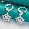 Серьги со звездами из стерлингового серебра 925 пробы для женщин, модные свадебные, помолвочные, очаровательные ювелирные изделия