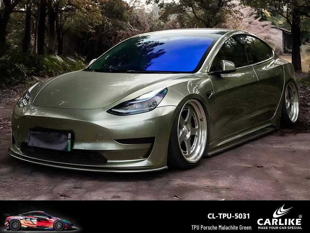 Carlek Glossy TPU Nardo Grey Color Change Car Wrap