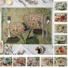 Talos Vintage Flower Printed Placemat Linen Tablewear Pad Home Dinning Table Decor