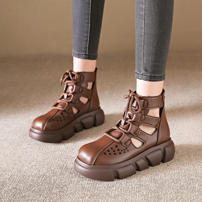 Женские свадебные туфли на танкетке с открытым носком