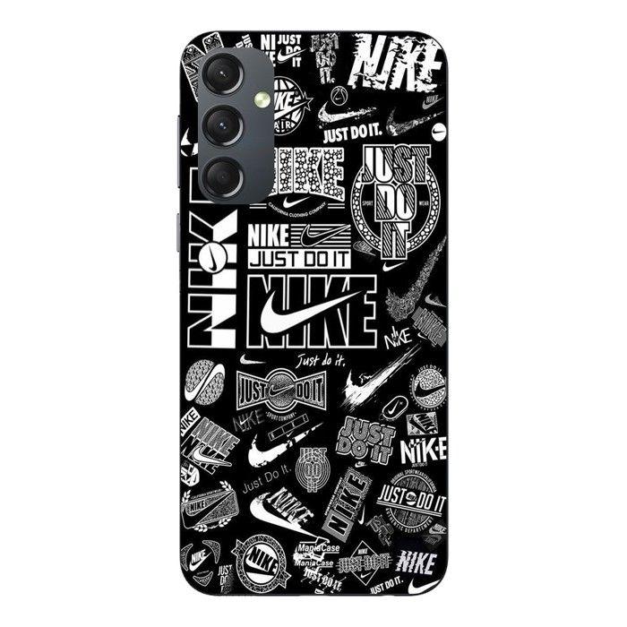 Coque de téléphone - MANIACASE - Samsung Galaxy S23 FE - Silicone - Noir - Graffiti
