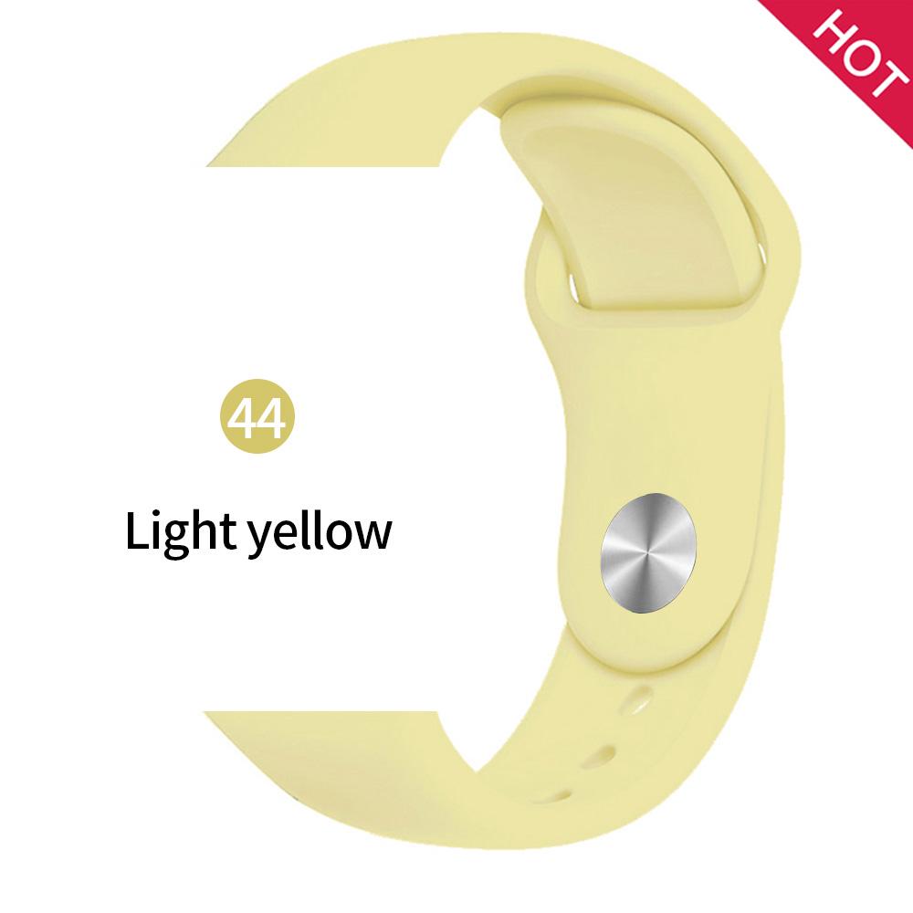 Силиконовый ремешок для часов Apple Watch 1-6 SE, Iwatch