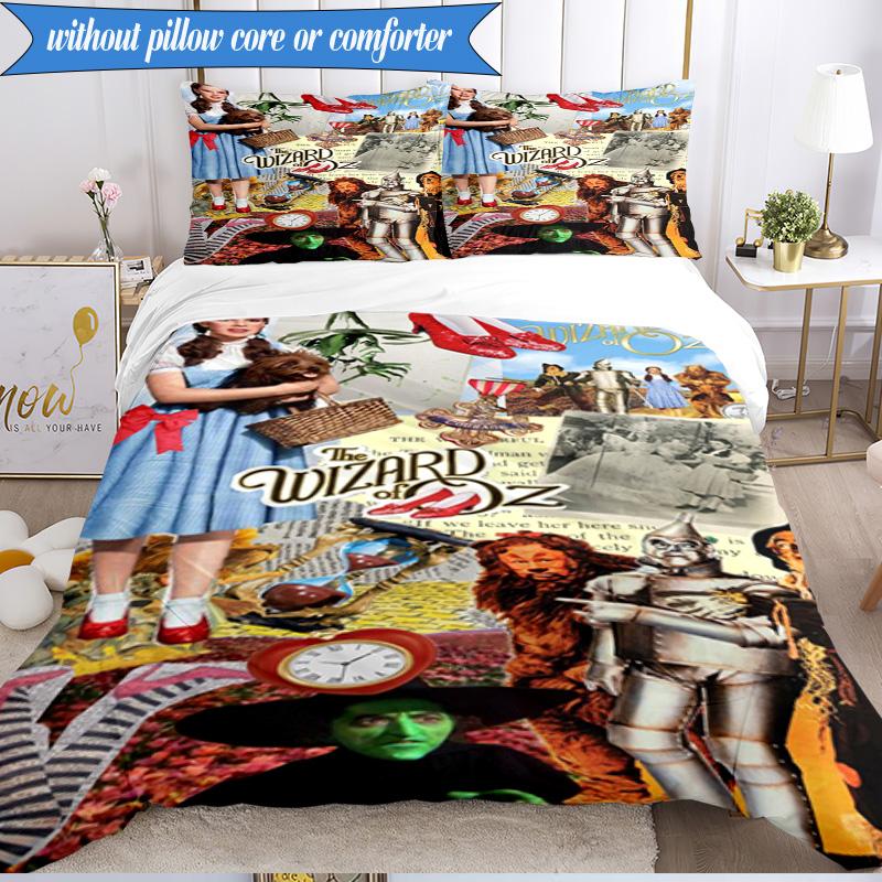 Wonderful Wizard Adventure 3pcs K-pop music group Bedding set,Ideal for Bedroom, Dormitory,Including Duvet Cover And 2pcs Pillowcases,Fan gifts