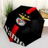 Custom Name Benfica Theme Automatic Umbrella, Lightweight & Portable, 8 Rib, Perfect for Outdoor Travel, Birthdays, Christmas, Gifts.