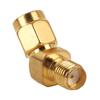 SMA 45 Degrees  Male To Female Connector Wide Frequency Band Stable Male To Female Connector for Antenna
