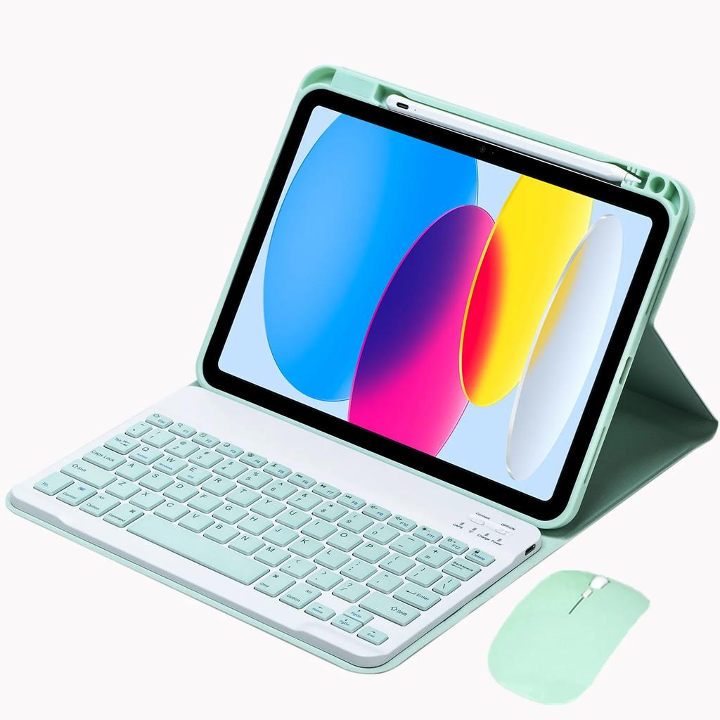 Keyboard Case for IPad 10.2 7 8 9th 10th Generation Funda Pro 11 Air 4 5 3 2 10.9 9.7 10.2 10.5 Russian Spanish Keyboard Covers