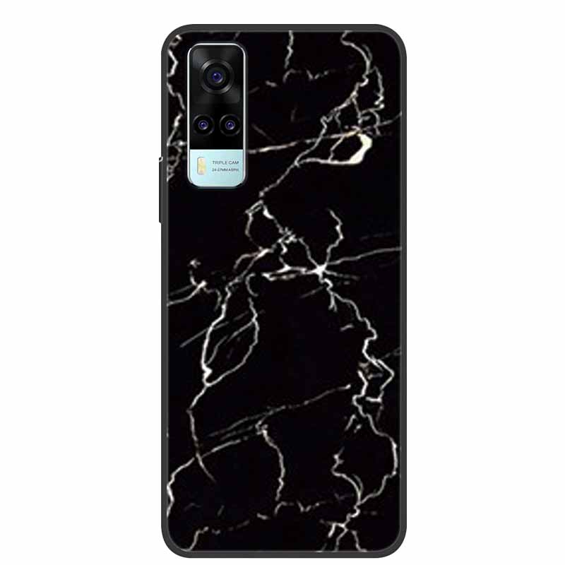 Чехол для vivo Y31 2021 Ударопрочный Мягкий силикон ТПУ Задняя крышка Для Vivo Y53S 4G Y31 2021 Y 31 Чехол V2036 Чехол для телефона Милый мультяшный