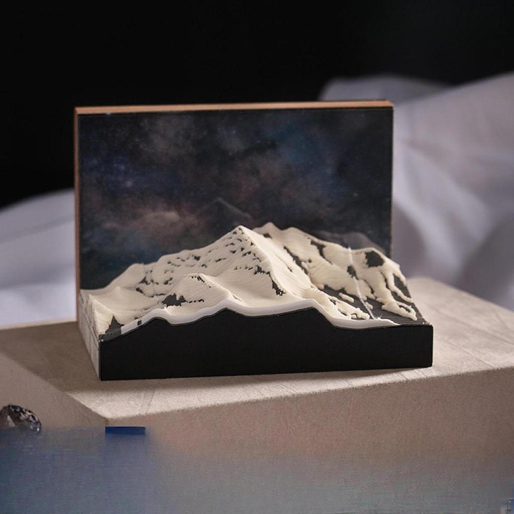 3D-бумага для вырезания блокнотов календарь DIY подарок на день рождения блокнот время