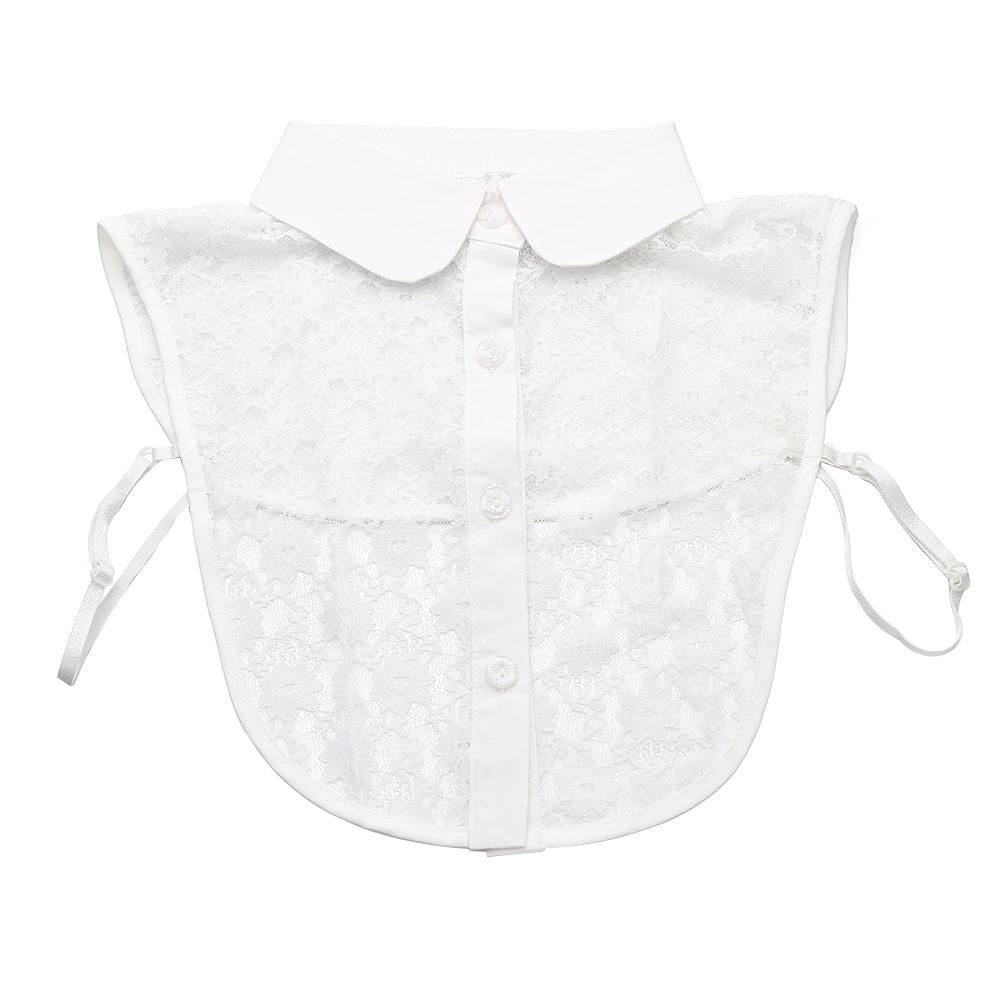 Fashion Solid Shirt Blouse Lace False Collar Clothes Accessories Detachable