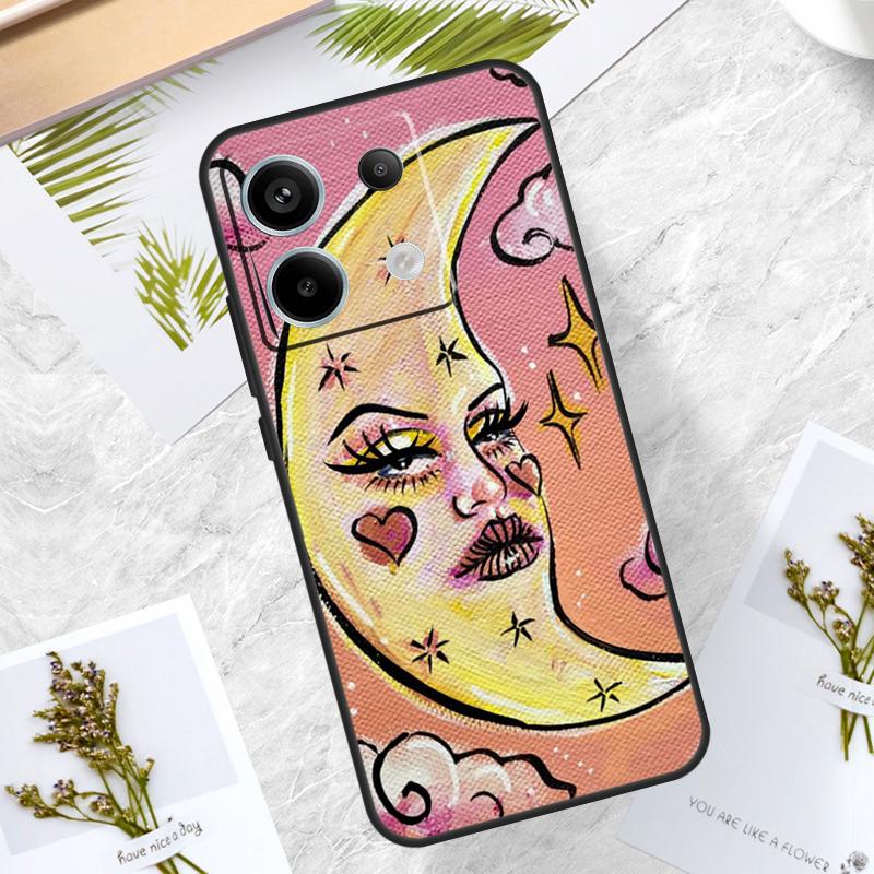 Indie Kids Aesthetic Hippie Acid Trip Case For Xiaomi Redmi Note 13 Pro 14 12 11 10 15 Pro Plus Redmi 15C 10C 12C 13C 14C Cover
