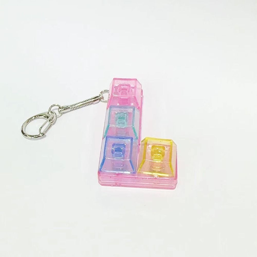Fingertip Button Button Keychain Toy Button Cap Keyboard Keychain Children Adult