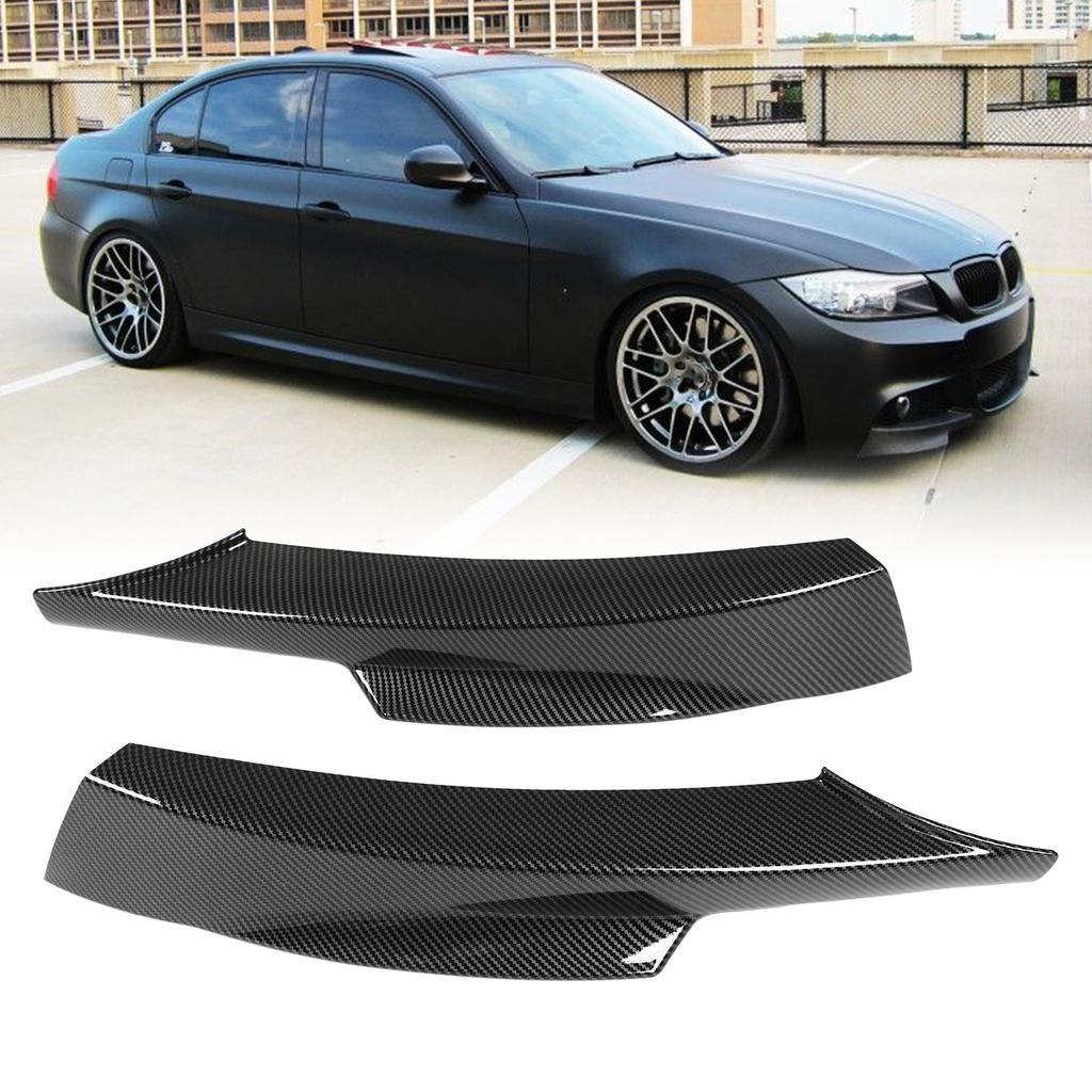 Front Bumper Lips Bumper Corner Spoiler Splitters Lower Bumper  or for E90 M Sport LCI Sedan 2009‑2012