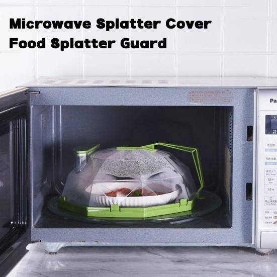 Крышка для еды в микроволновой печи с ручкой Ящик для хранения воды Термостойкий брызгозащищенный Прозрачная крышка для посуды для духовки Защита от брызг Кухонные гаджеты