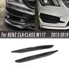 Передний сплиттер из углеродного волокна для Mercedes CLA W117, комплект обвеса, обновление (2014-2019 гг.)