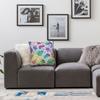 Watercolor Dinosaur Rainbow Square Pillowcase Polyester Linen Velvet Creative Zip Decorative Pillow Home Cushion Cover
