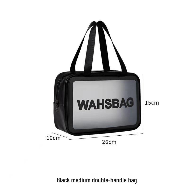 Матовая ПУ Прозрачная Дорожная Косметичка Большой Вместимости