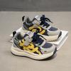 Youth style shoes Kids Casual Sneakers Boys Girls Synthetic Leather Upper Hook Loop Lightweight Breathable Rubber Sole