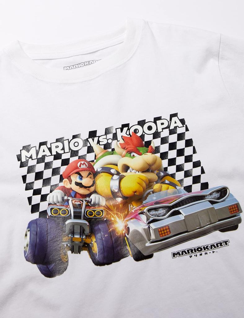 Футболка с коротким рукавом Mario Bowser, против. Гонка, Хлопок,