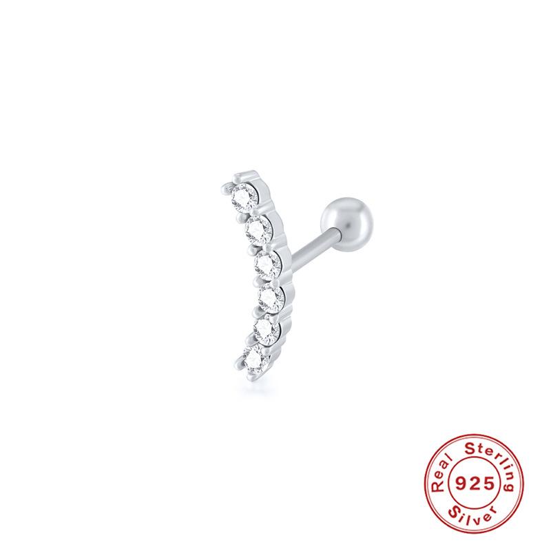 European and American 925 Sterling Silver Piercing Stud Earrings, Earrings, Female Male Devil Nails 2026
