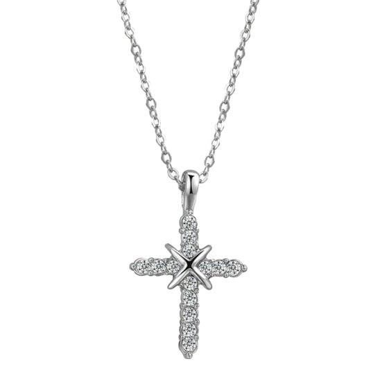 Women's Necklace Shiny Cubic Zirconia Pendant Necklace Birthday Anniversary Jewelry Gift for Girlfriend Teen Girls