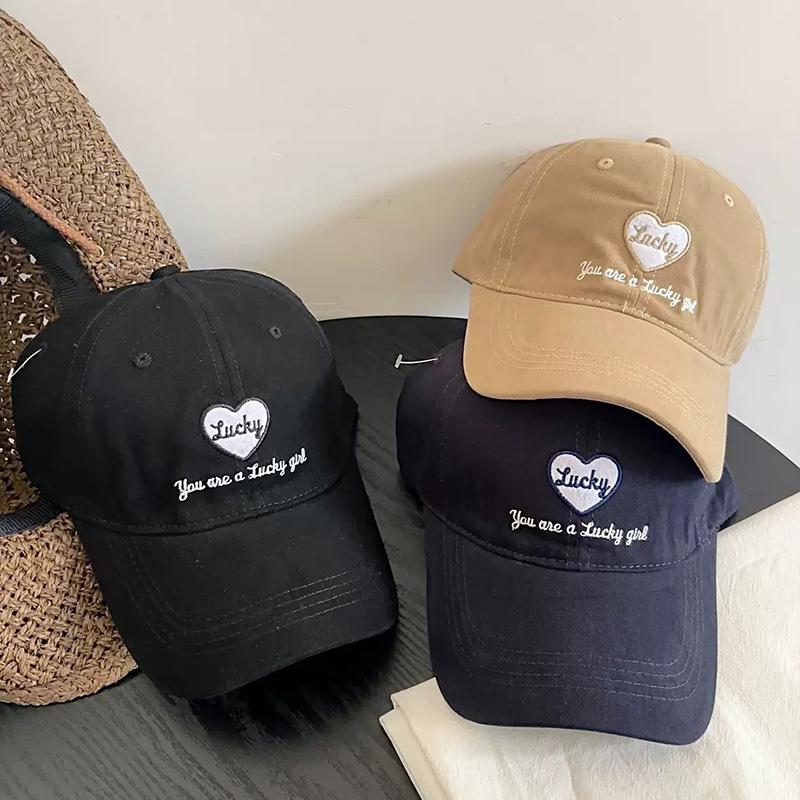 Tongue Duck Blocking UV Protection Sun Women For Hat Baseball Love Pink Ricygvm Hats Embroidered Peaked Cap Fashion Girls Sport Sunscreen Visors