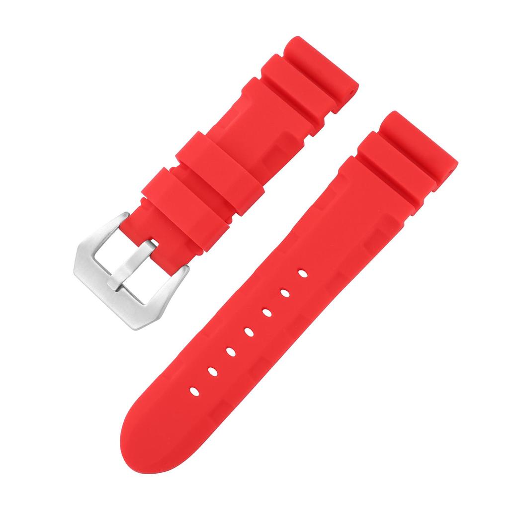 Мужские часы Panerai силиконовый ремешок: Мягкий резиновый сменный ремешок Berny шириной 22 мм, 24 мм или 26 мм.