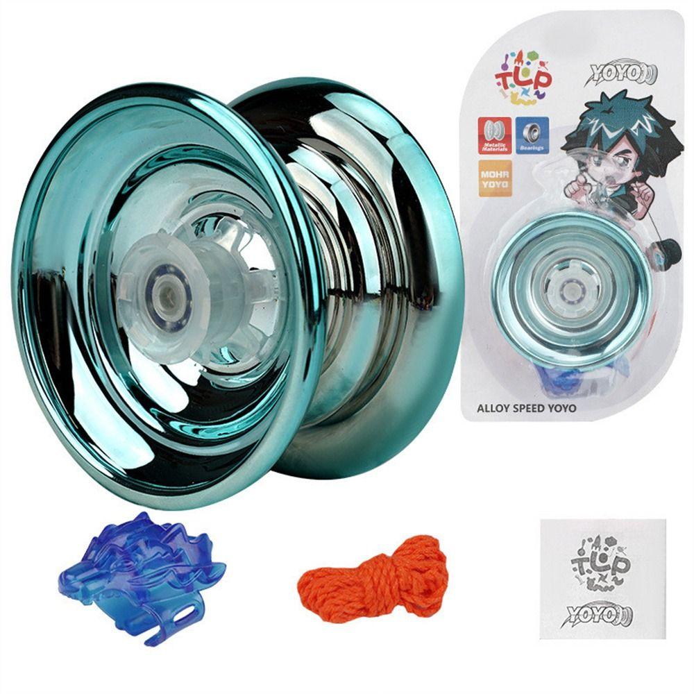 Kids Beginners Interesting Toy High Speed Metal Yoyo Luminous Yoyo Competition Yo-Yo Aluminum Yoyo