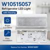 Замена освещения холодильной камеры W10515057 с корпусом, светодиодный узел для внутреннего обслуживания с разъемом и боковым креплением