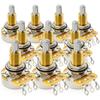 CTS 450 A500K Pot Long Split Shaft Potentiometer for Electric Guitar Bass of 3/4" 10% A-Curve (Set 10)