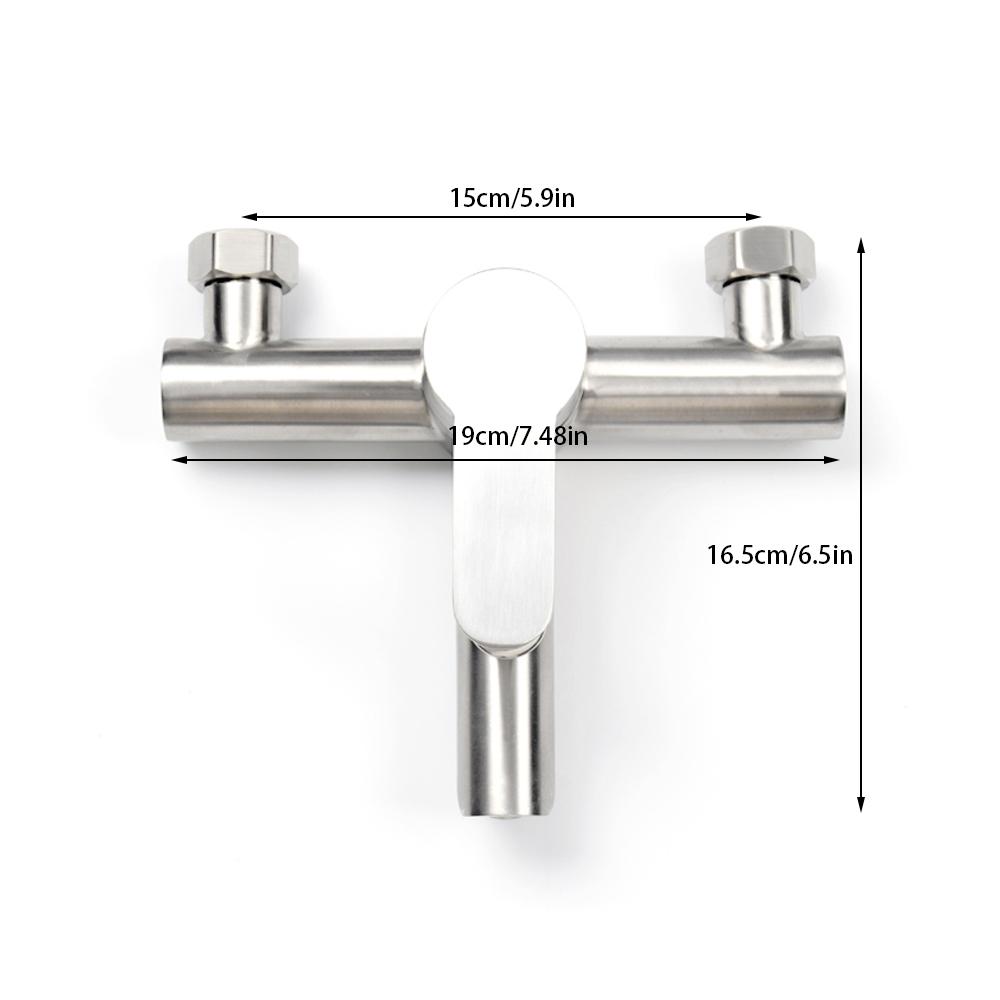 304 нержавеющая сталь Pearl тройной тяговый смеситель для душа с выпускным клапаном для ванной комнаты